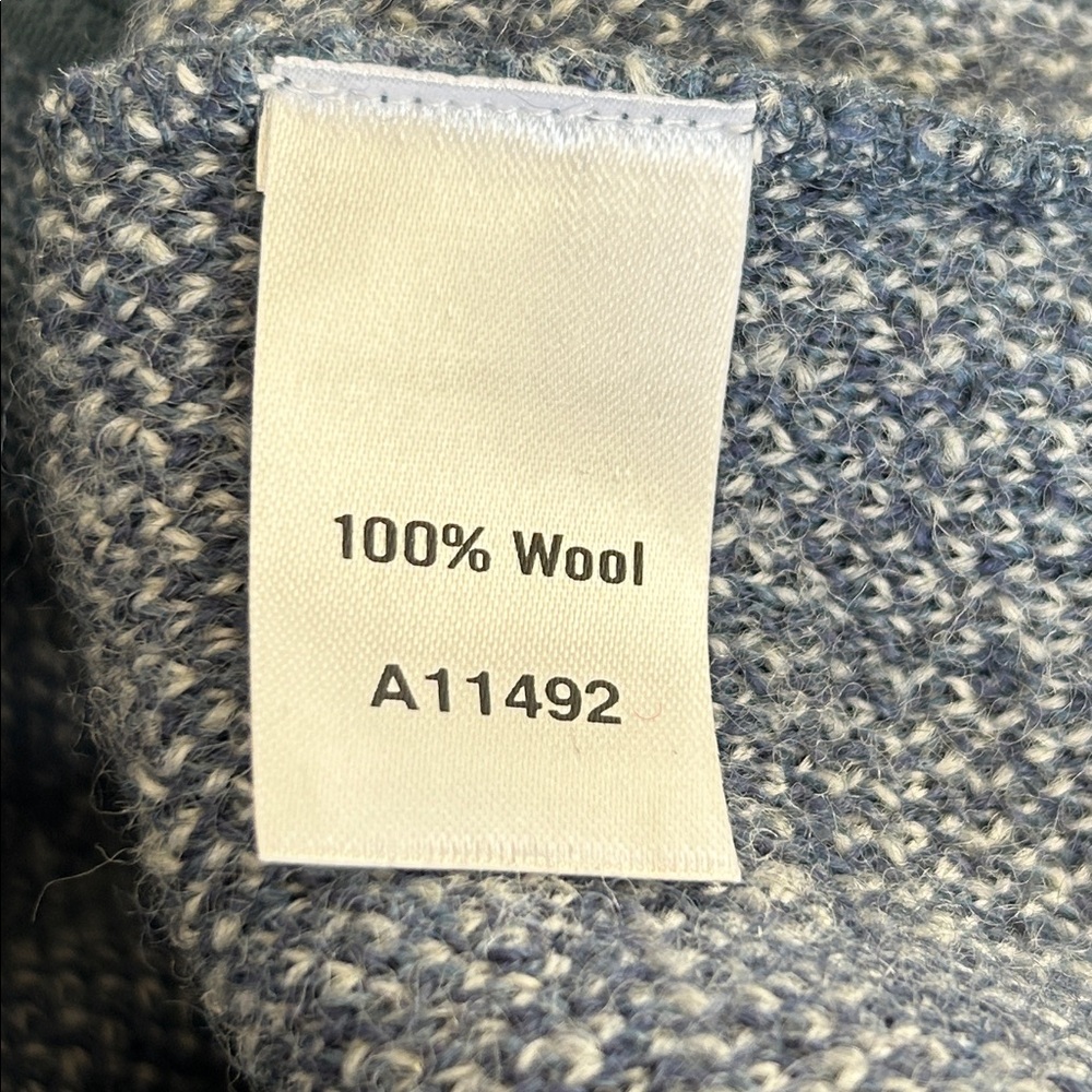 Appleseeds Windowpane Full Zip Sweater/Blazer/Jacket Wool Size XL - Picture 5 of 5
